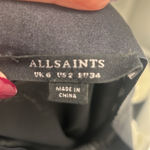 All Saints satin skirt - Picture 2 of 3